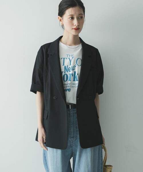 URBAN RESEARCH / アーバンリサーチ その他アウター | シアーメッシュハーフスリーブジャケット | 詳細3