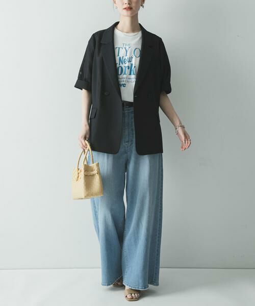 URBAN RESEARCH / アーバンリサーチ その他アウター | シアーメッシュハーフスリーブジャケット | 詳細6