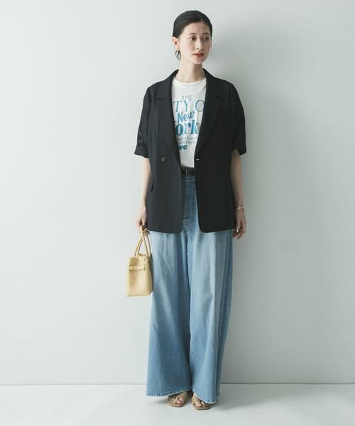 URBAN RESEARCH / アーバンリサーチ その他アウター | シアーメッシュハーフスリーブジャケット | 詳細7