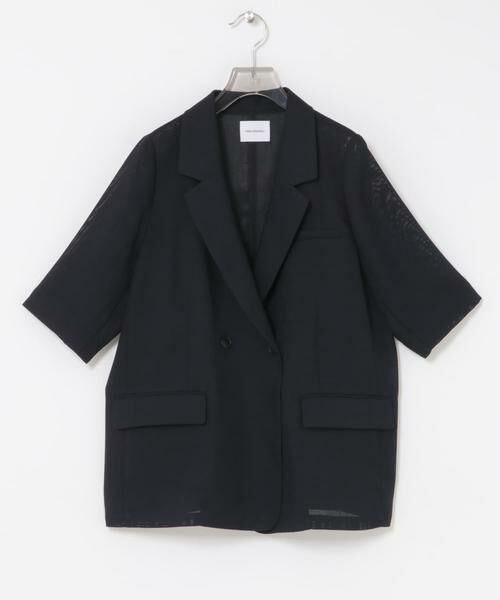 URBAN RESEARCH / アーバンリサーチ その他アウター | シアーメッシュハーフスリーブジャケット | 詳細8