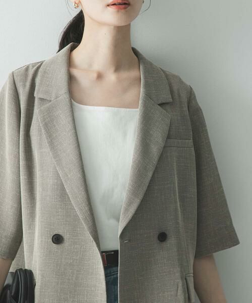 URBAN RESEARCH / アーバンリサーチ その他アウター | シアーメッシュハーフスリーブジャケット | 詳細10