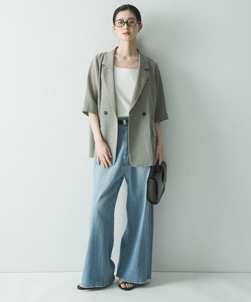 URBAN RESEARCH / アーバンリサーチ その他アウター | シアーメッシュハーフスリーブジャケット | 詳細16