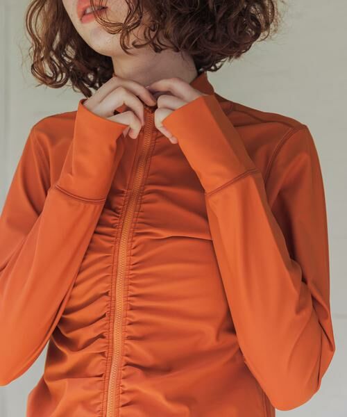 URBAN RESEARCH / アーバンリサーチ 水着・スイムグッズ | 『一部WEB限定カラー』Swim URBAN RESEARCH　スイム フロントギャザーラッシュガード | 詳細1