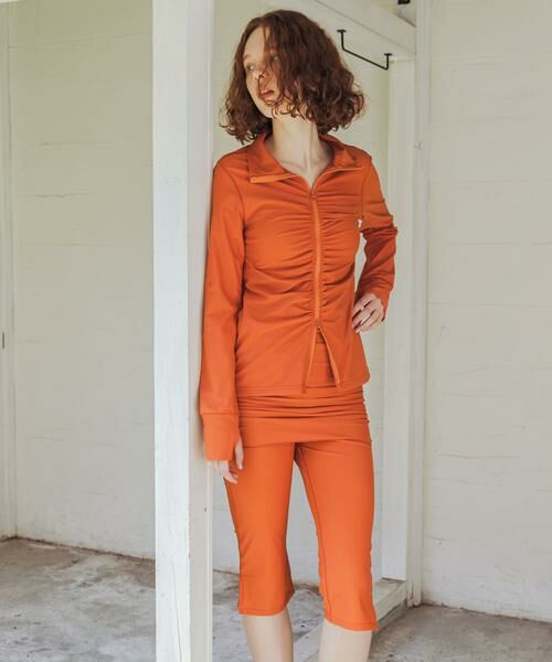 URBAN RESEARCH / アーバンリサーチ 水着・スイムグッズ | 『一部WEB限定カラー』Swim URBAN RESEARCH　スイム フロントギャザーラッシュガード | 詳細6