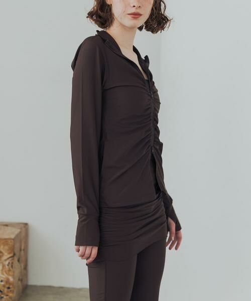 URBAN RESEARCH / アーバンリサーチ 水着・スイムグッズ | 『一部WEB限定カラー』Swim URBAN RESEARCH　スイム フロントギャザーラッシュガード | 詳細10