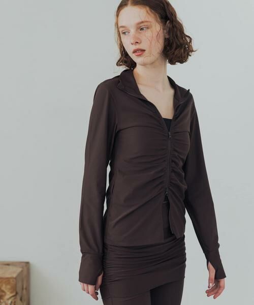 URBAN RESEARCH / アーバンリサーチ 水着・スイムグッズ | 『一部WEB限定カラー』Swim URBAN RESEARCH　スイム フロントギャザーラッシュガード | 詳細11