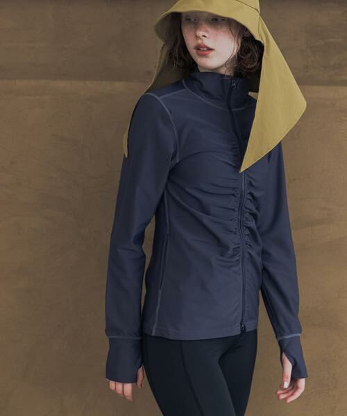 URBAN RESEARCH / アーバンリサーチ 水着・スイムグッズ | 『一部WEB限定カラー』Swim URBAN RESEARCH　スイム フロントギャザーラッシュガード | 詳細21