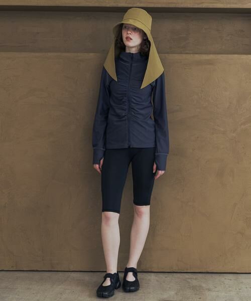 URBAN RESEARCH / アーバンリサーチ 水着・スイムグッズ | 『一部WEB限定カラー』Swim URBAN RESEARCH　スイム フロントギャザーラッシュガード | 詳細24