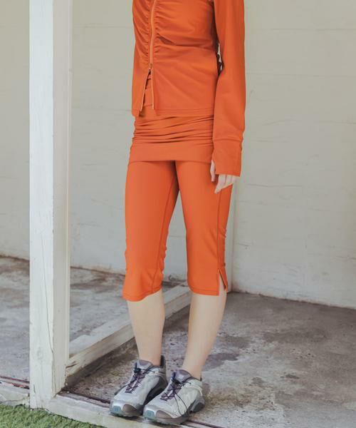 URBAN RESEARCH / アーバンリサーチ 水着・スイムグッズ | 『一部WEB限定カラー』Swim URBAN RESEARCH　スイム スカートドッキングレギンス（オレンジ系その他）