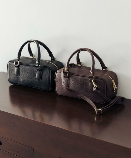 URBAN RESEARCH / アーバンリサーチ ハンドバッグ | レザースクエアボストンバッグ | 詳細1