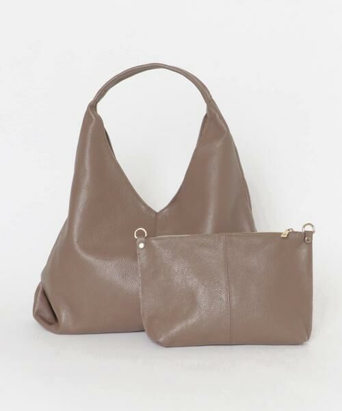 URBAN RESEARCH / アーバンリサーチ トートバッグ | ソフトレザーワンハンドルバッグ（ライトブラウン）