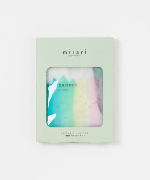 URBAN RESEARCH / アーバンリサーチ フェイスケア | mirari　FT Mask 3種類スターターキット | 詳細1