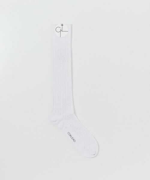 URBAN RESEARCH / アーバンリサーチ ソックス | CONLEAD　LACE LONG（ホワイト）