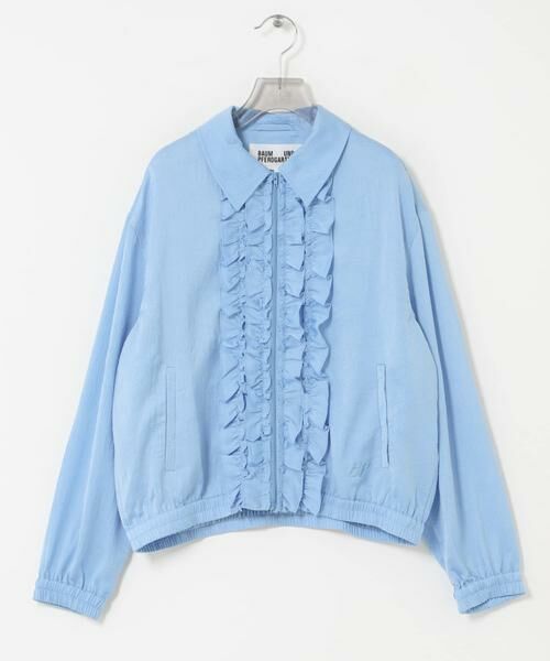 URBAN RESEARCH / アーバンリサーチ ブルゾン | BAUM UND PFERDGARTEN　CRINKLED SATIN BLOUSON（ブルー）