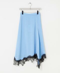 URBAN RESEARCH / アーバンリサーチ ミニ・ひざ丈スカート | BAUM UND PFERDGARTEN　CRINKLED SATIN SKIRT