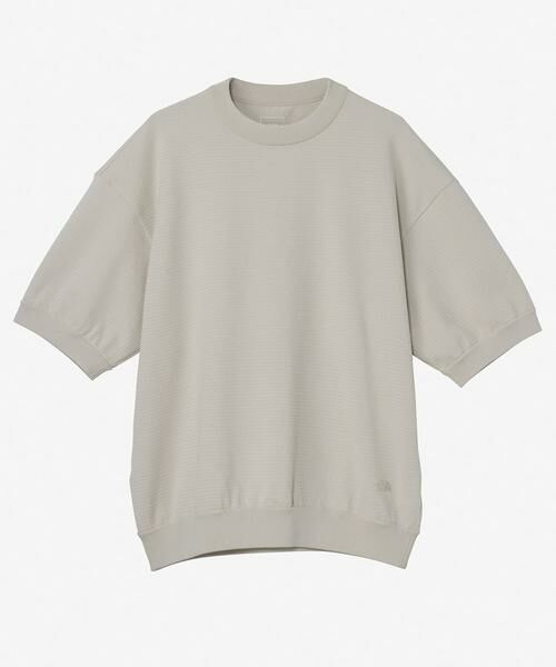 URBAN RESEARCH / アーバンリサーチ ニット・セーター | THE NORTH FACE　SHORT-SLEEVE RIPPLE KNIT CREW（アイボリー）
