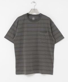 URBAN RESEARCH / アーバンリサーチ Tシャツ | ANOTHER OFFICE　O.MULTI STRIPE POCKET T-SHIRTS