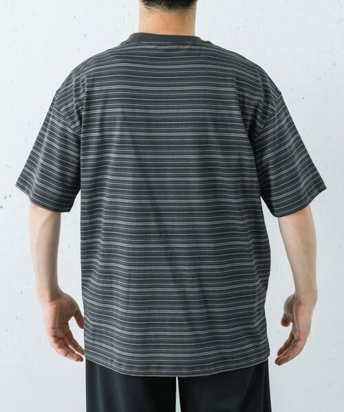 URBAN RESEARCH / アーバンリサーチ Tシャツ | ANOTHER OFFICE　O.MULTI STRIPE POCKET T-SHIRTS | 詳細5