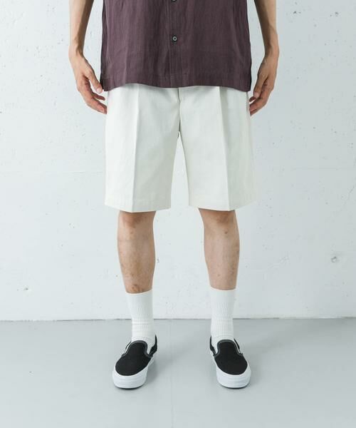 URBAN RESEARCH / アーバンリサーチ ショート・ハーフ・半端丈パンツ | 『別注』BROOKS BROTHERS×URBAN RESEARCH　PLEAT SHORTS | 詳細8