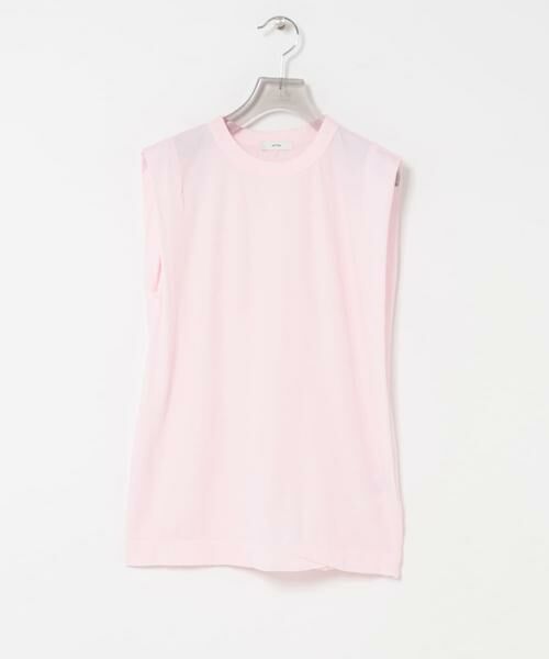 URBAN RESEARCH / アーバンリサーチ タンクトップ | ATON　FRESCA SINGLE JERSEY TANK-TOP（ピンク）
