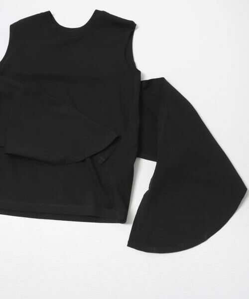 URBAN RESEARCH / アーバンリサーチ Tシャツ | CURRENTAGE　デザインノースリーブトップス | 詳細5