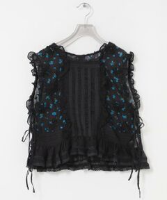 URBAN RESEARCH / アーバンリサーチ シャツ・ブラウス | crinkle crinkle crinkle　SHEER FLOWER VEST BLOUSE