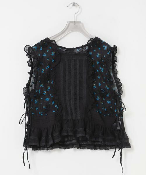 URBAN RESEARCH / アーバンリサーチ シャツ・ブラウス | crinkle crinkle crinkle　SHEER FLOWER VEST BLOUSE | 詳細3