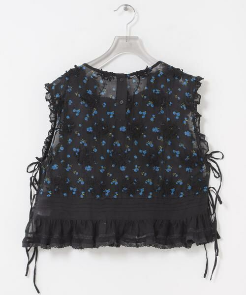 URBAN RESEARCH / アーバンリサーチ シャツ・ブラウス | crinkle crinkle crinkle　SHEER FLOWER VEST BLOUSE | 詳細6