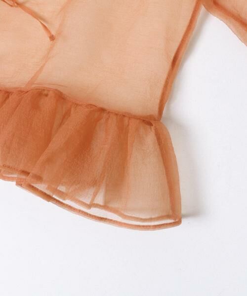 URBAN RESEARCH / アーバンリサーチ シャツ・ブラウス | ESTHE　VOLUME ORGANZA BOW TOP | 詳細12