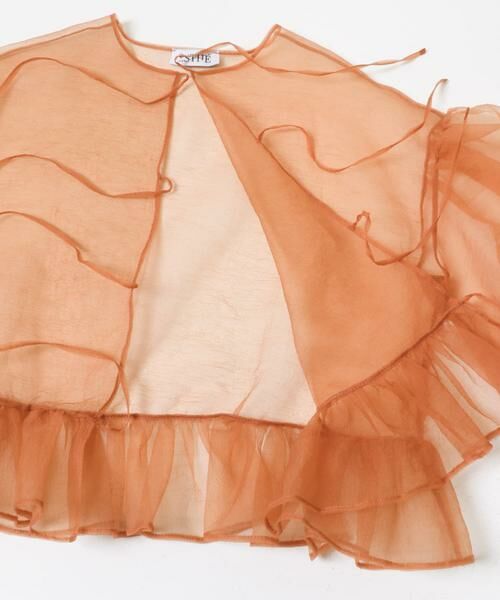 URBAN RESEARCH / アーバンリサーチ シャツ・ブラウス | ESTHE　VOLUME ORGANZA BOW TOP | 詳細13