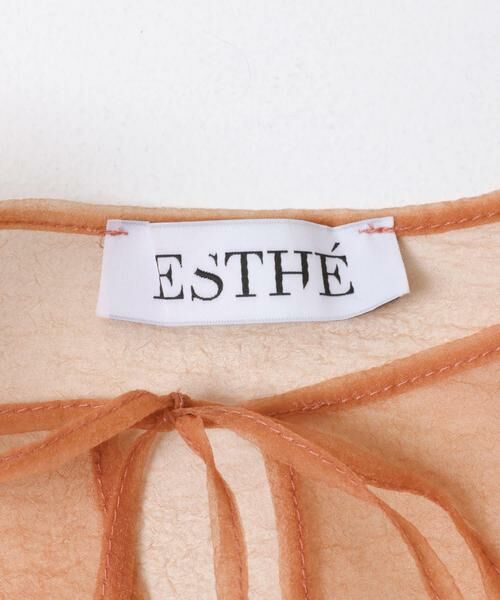 URBAN RESEARCH / アーバンリサーチ シャツ・ブラウス | ESTHE　VOLUME ORGANZA BOW TOP | 詳細16