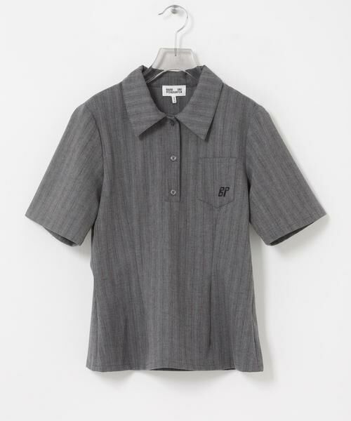 URBAN RESEARCH / アーバンリサーチ シャツ・ブラウス | BAUM UND PFERDGARTEN　RECYCLED HERRINGBONE SHIRTS（グレー）