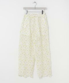 URBAN RESEARCH / アーバンリサーチ その他パンツ | crinkle crinkle crinkle　SHEER FLOWER EASY PANTS
