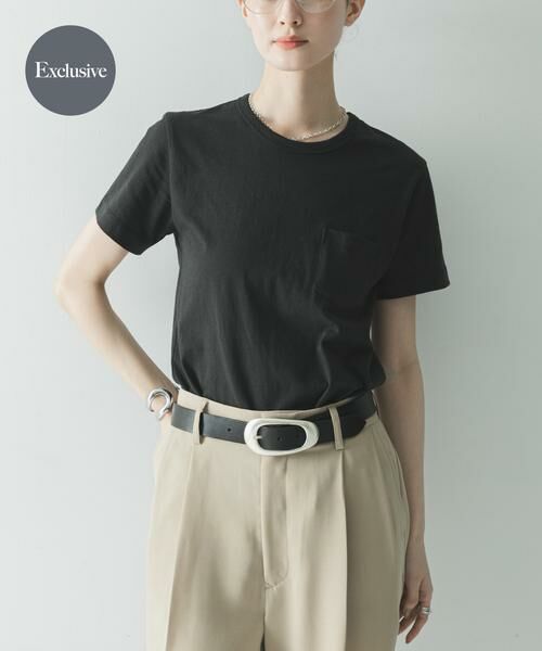 URBAN RESEARCH / アーバンリサーチ Tシャツ | 『別注』onit×URBAN RESEARCH　ポケットTシャツ（ブラック）