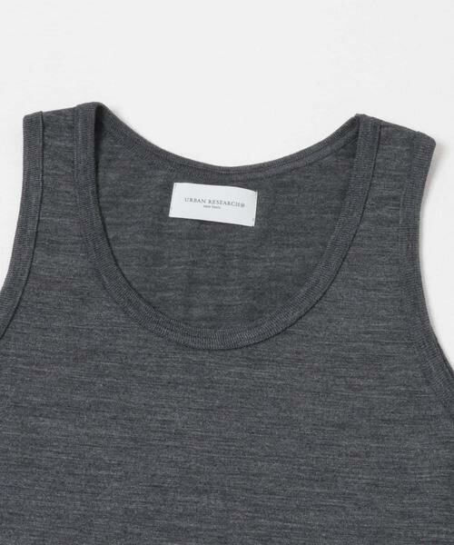URBAN RESEARCH / アーバンリサーチ タンクトップ | new basic　WASHABLE MERINO WOOL TANK | 詳細7