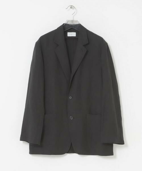 URBAN RESEARCH / アーバンリサーチ その他アウター | new basic　SILK LINEN SINGLE SHIRTS JACKET（ブラック）