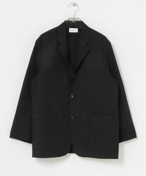 URBAN RESEARCH / アーバンリサーチ その他アウター | new basic　WOOL LINEN SINGLE SHIRTS JACKET（ストライプ）