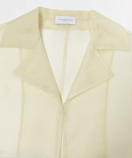 URBAN RESEARCH / アーバンリサーチ シャツ・ブラウス | new basic　SILK ORGANDY SHORT SHIRTS | 詳細7