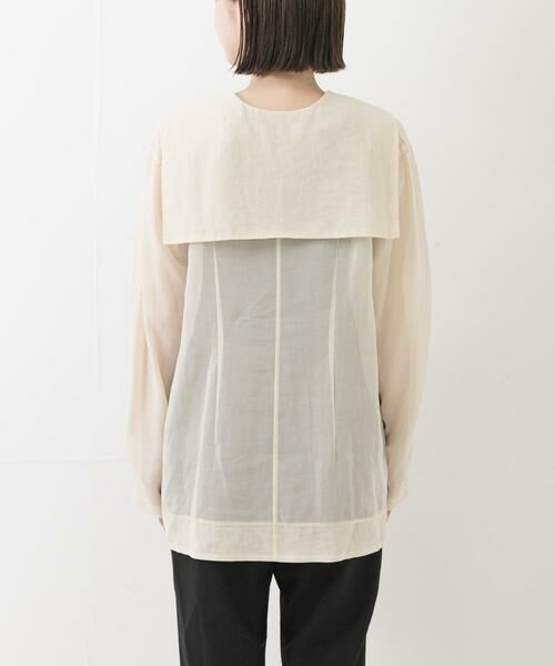 URBAN RESEARCH / アーバンリサーチ シャツ・ブラウス | new basic　SHEER VOILE SAILOR SHIRTS | 詳細6