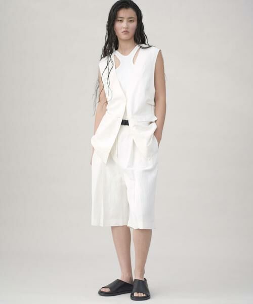 URBAN RESEARCH / アーバンリサーチ ショート・ハーフ・半端丈パンツ | new basic　SILK LINEN HALF PANTS | 詳細1