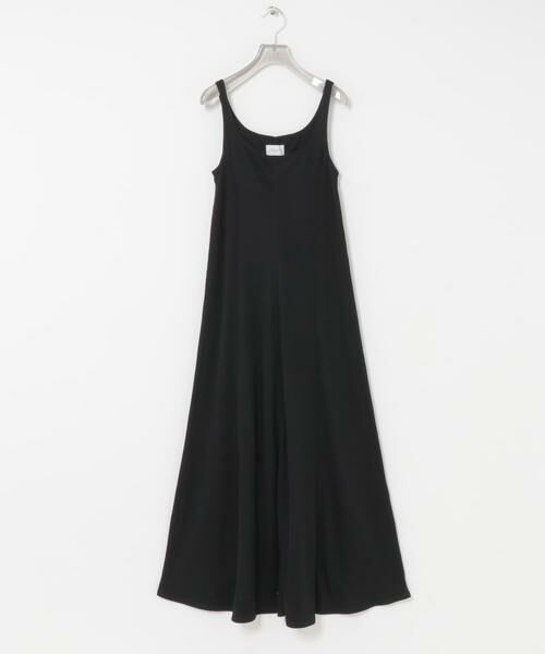 URBAN RESEARCH / アーバンリサーチ ワンピース | new basic　WASHABLE WOOL SQUARE ONE-PIECE（ブラック）