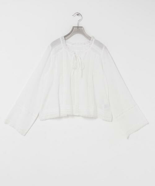 URBAN RESEARCH / アーバンリサーチ シャツ・ブラウス | Picchi nia　SOFT FRILL WHITE | 詳細1