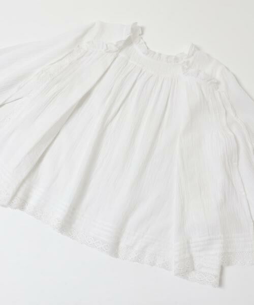 URBAN RESEARCH / アーバンリサーチ シャツ・ブラウス | Picchi nia　SOFT FRILL WHITE | 詳細4
