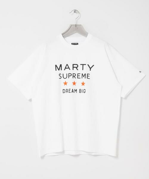 URBAN RESEARCH / アーバンリサーチ Tシャツ | URBAN RESEARCH×MARTY SUPREME×A24　SOLID 3STAR LOGO T-SHIRTS（ホワイト）