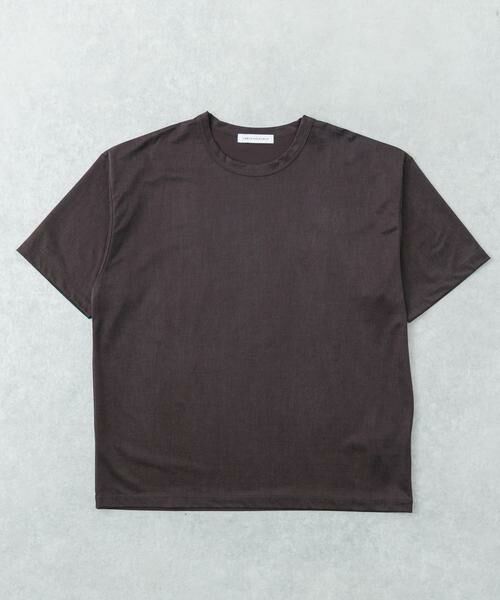 URBAN RESEARCH / アーバンリサーチ Tシャツ | WASHABLE CUPRO T-SHIRTS（ブラウン）