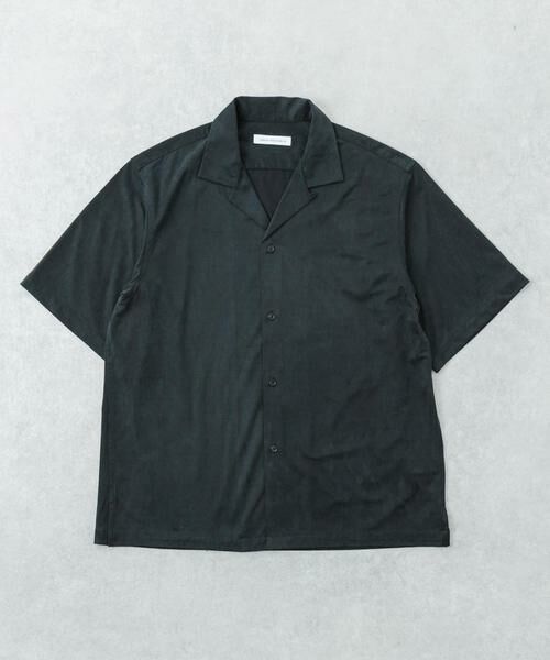 URBAN RESEARCH / アーバンリサーチ シャツ・ブラウス | WASHABLE CUPRO SS O/C SHIRTS（ブラック）