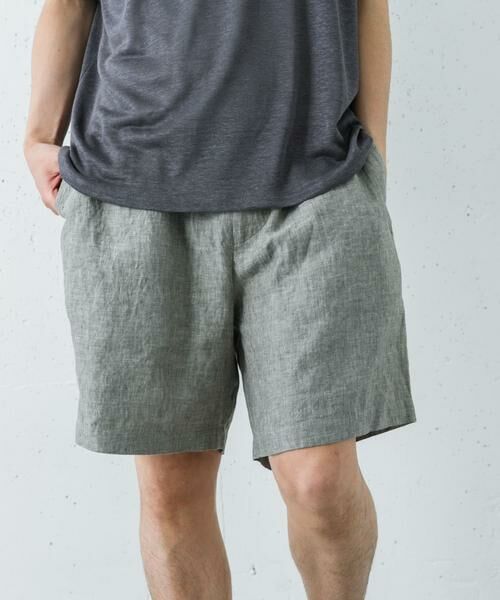 URBAN RESEARCH / アーバンリサーチ ショート・ハーフ・半端丈パンツ | LINEN CHAMBRAY SHORTS | 詳細2