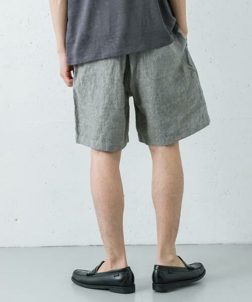 URBAN RESEARCH / アーバンリサーチ ショート・ハーフ・半端丈パンツ | LINEN CHAMBRAY SHORTS | 詳細4