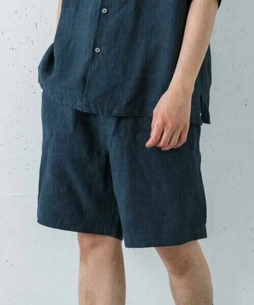 URBAN RESEARCH / アーバンリサーチ ショート・ハーフ・半端丈パンツ | LINEN CHAMBRAY SHORTS | 詳細9