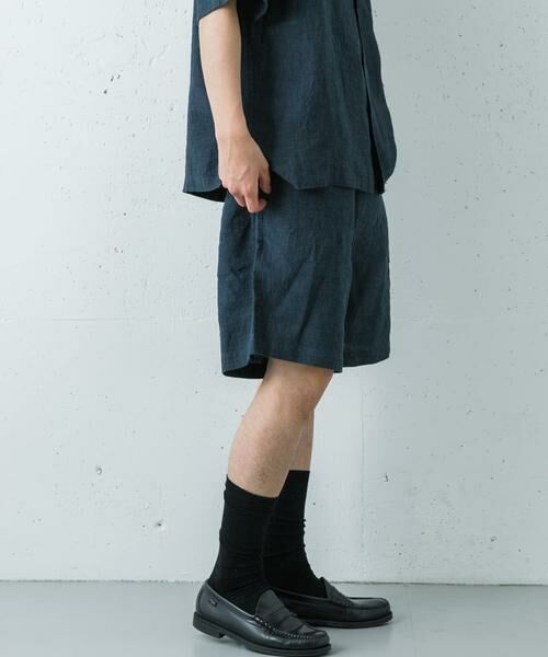 URBAN RESEARCH / アーバンリサーチ ショート・ハーフ・半端丈パンツ | LINEN CHAMBRAY SHORTS | 詳細11